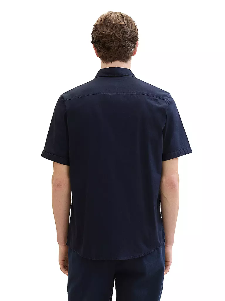 TOM TAILOR | Hemd Regular Fit  | Bleu foncé