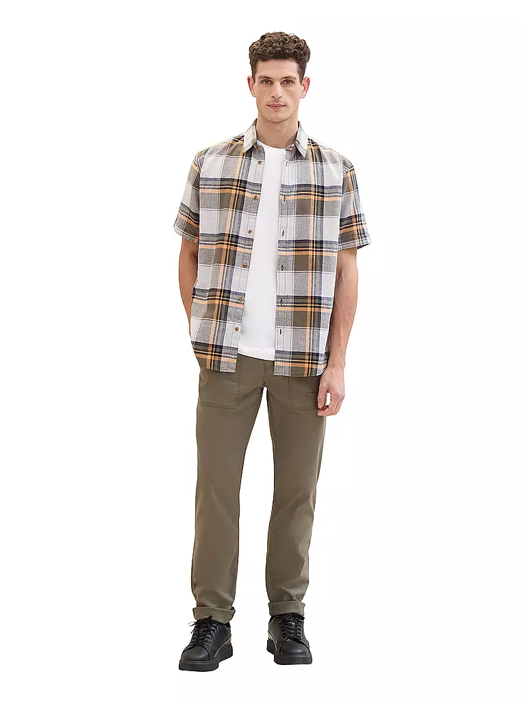 TOM TAILOR | Hemd Regular Fit | Olive