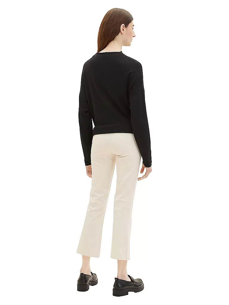 TOM TAILOR | Hose Bootcut Fit 7/8 MIA MINIKICK | Beige