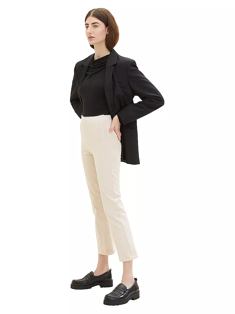 TOM TAILOR | Hose Bootcut Fit 7/8 MIA MINIKICK | Beige