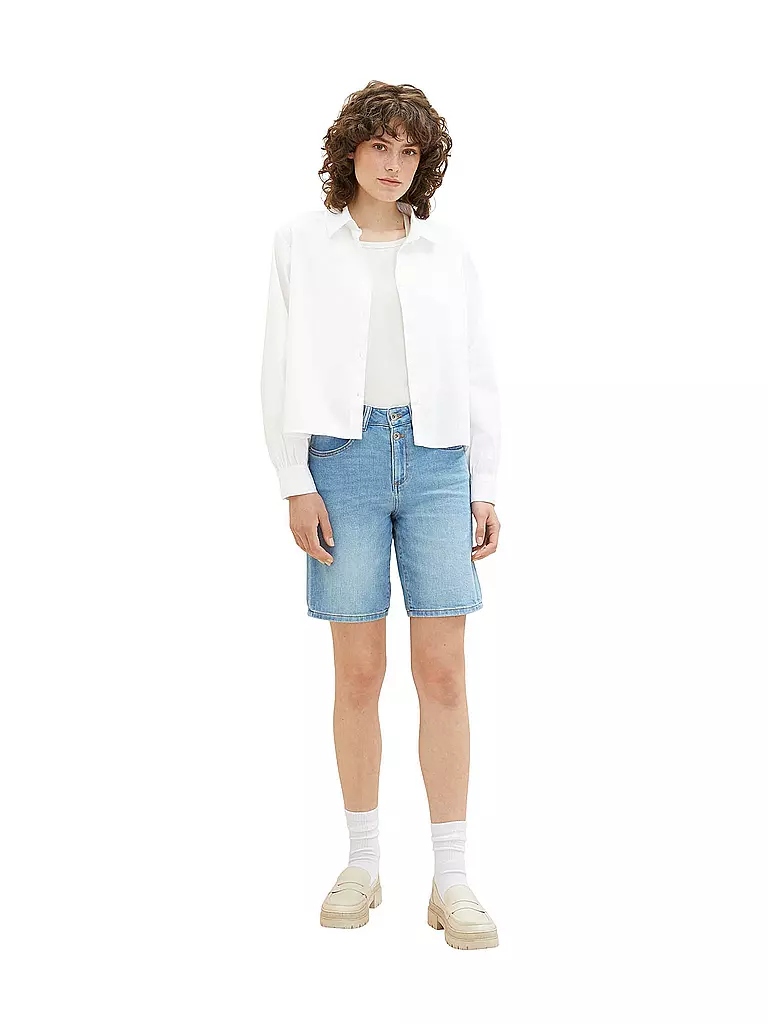 TOM TAILOR | Jeans Shorts | Bleu clair