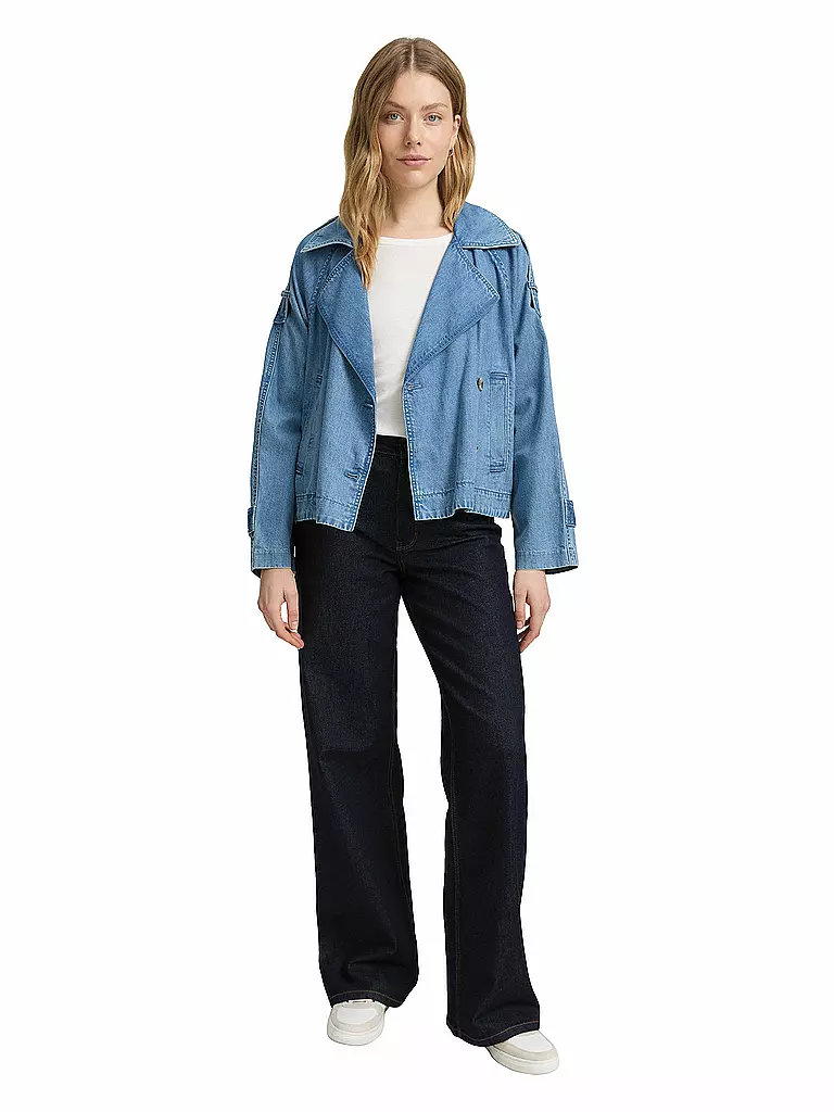 TOM TAILOR | Jeans Wide Leg | dunkelblau