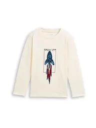 TOM TAILOR | Jungen Langarmshirt  | Blanc