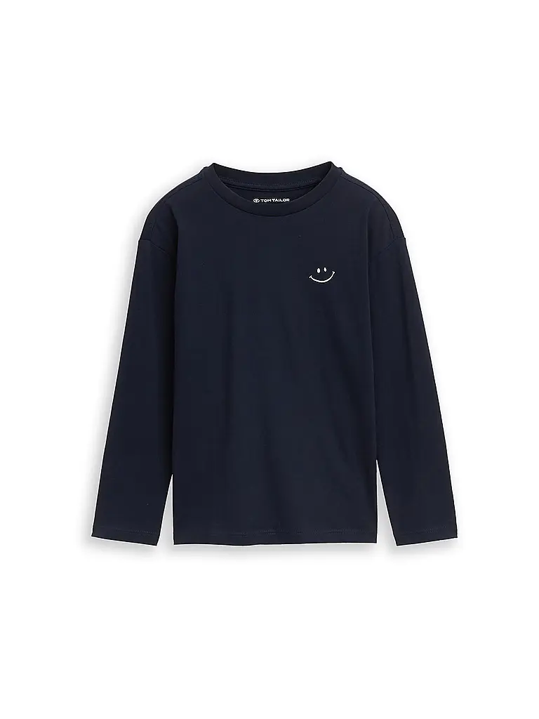 TOM TAILOR | Jungen Langarmshirt  | Bleu foncé
