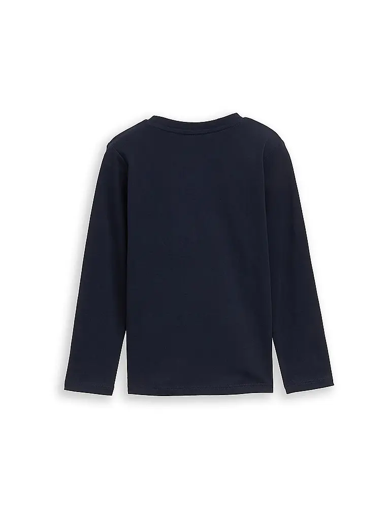 TOM TAILOR | Jungen Langarmshirt  | Bleu foncé