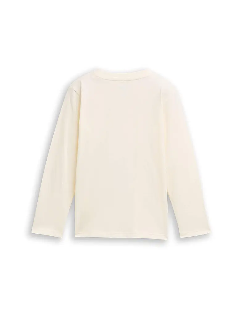 TOM TAILOR | Jungen Langarmshirt  | Blanc