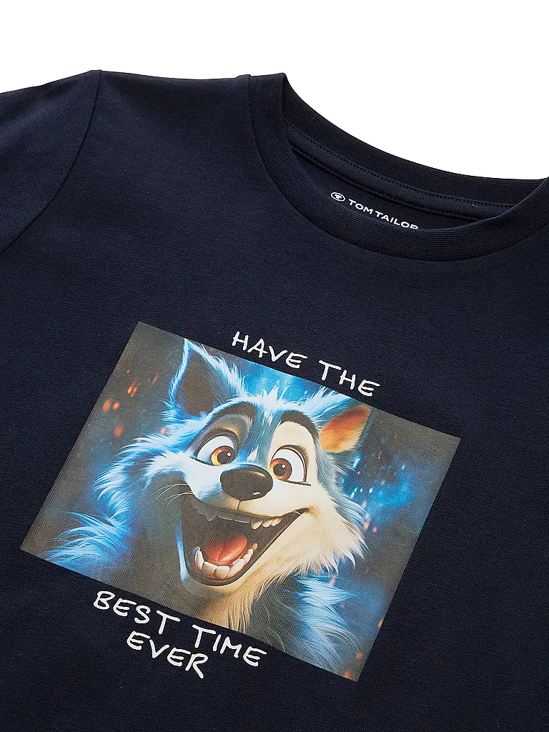 TOM TAILOR | Jungen Langarmshirt  | Bleu foncé