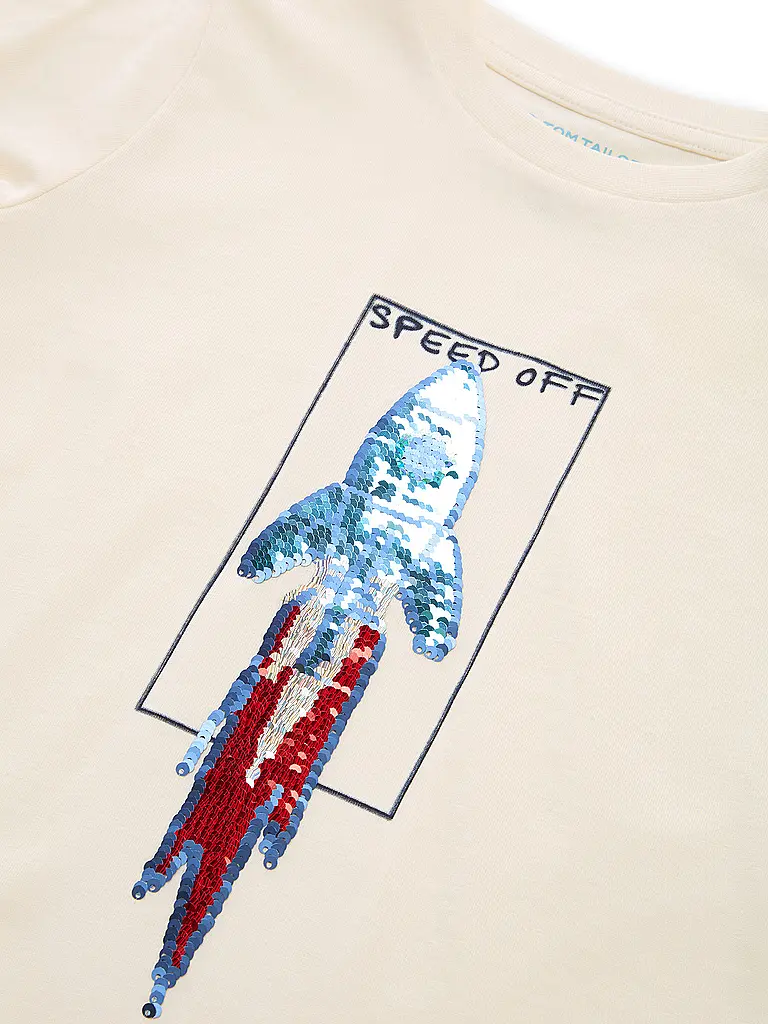 TOM TAILOR | Jungen Langarmshirt  | Blanc