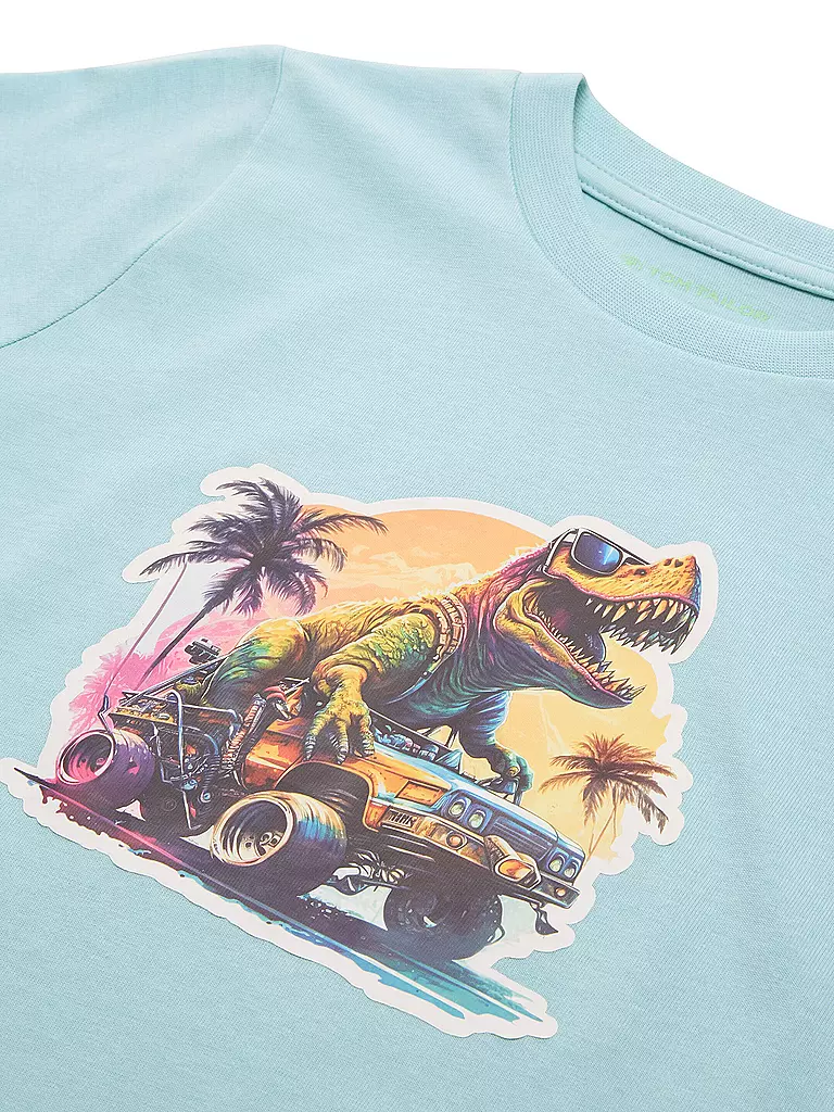 TOM TAILOR | Jungen T-Shirt  | Bleu clair