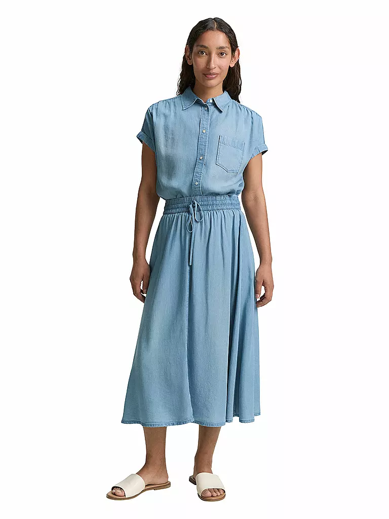 TOM TAILOR | Jupe midi | Bleu clair