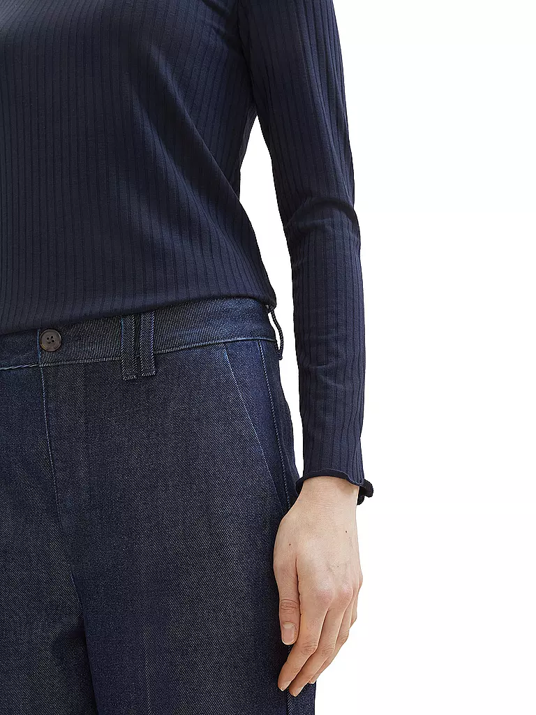 TOM TAILOR | Langarmshirt  | Bleu