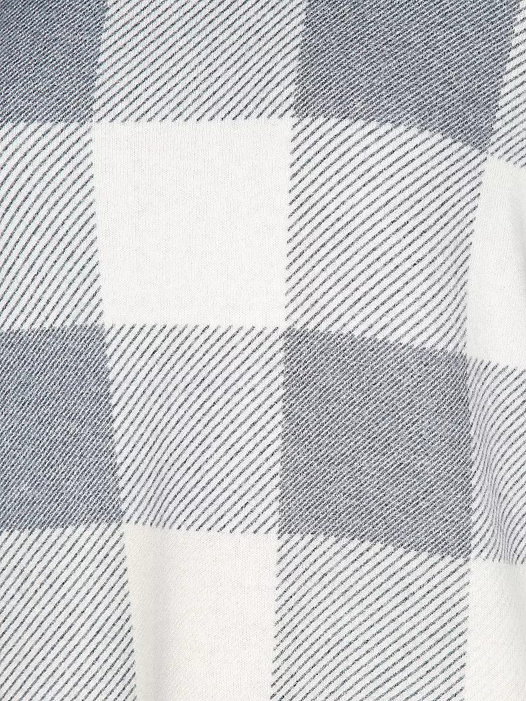 TOM TAILOR | Langarmshirt COSY CHECK | Gris clair