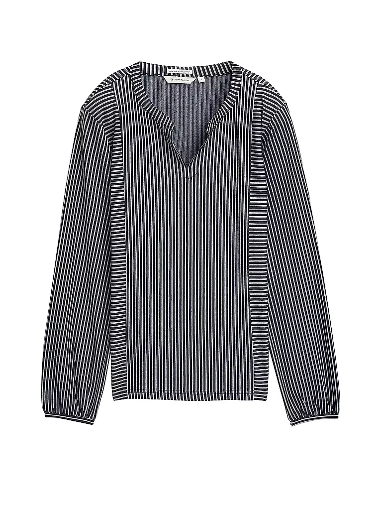 TOM TAILOR | Langarmshirt | dunkelblau