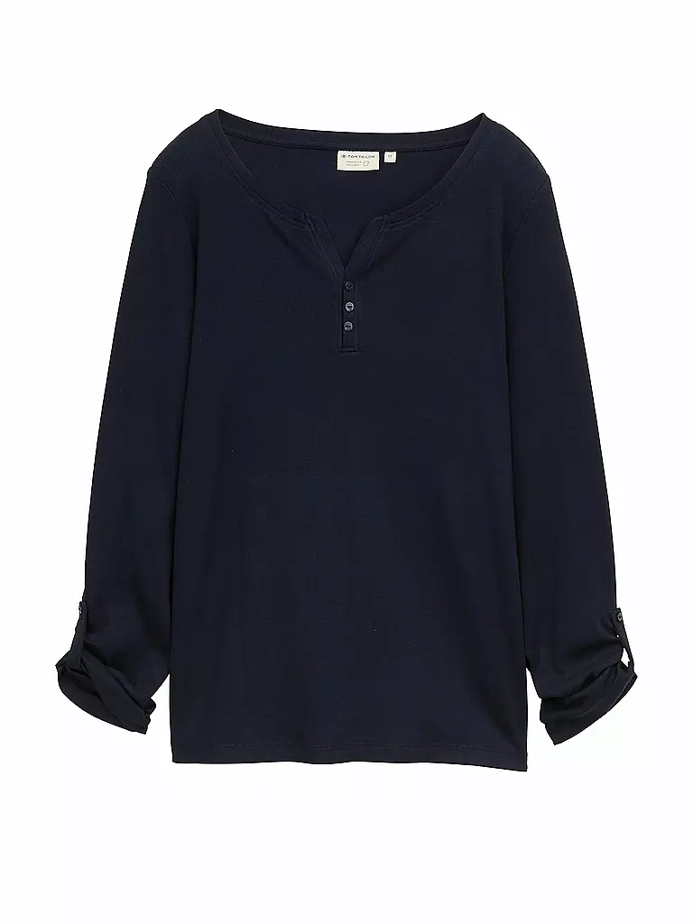TOM TAILOR | Langarmshirt | dunkelblau