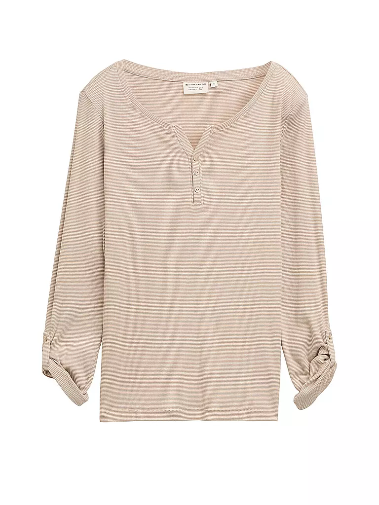 TOM TAILOR | Langarmshirt | creme