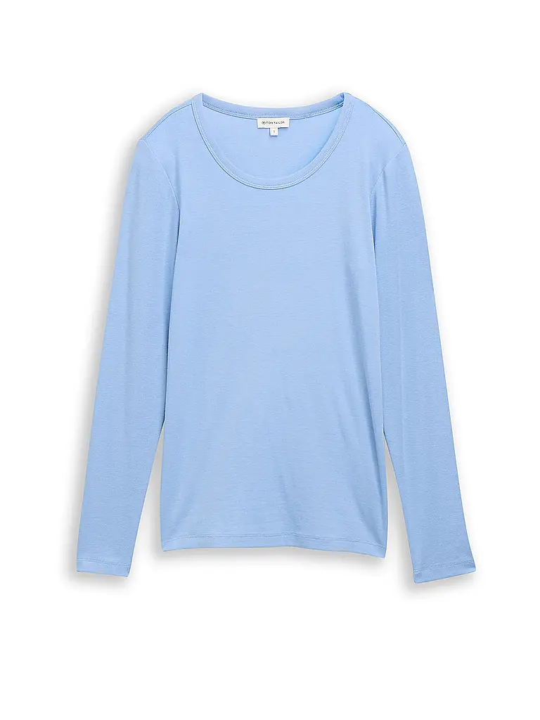 TOM TAILOR | Langarmshirt | Bleu clair