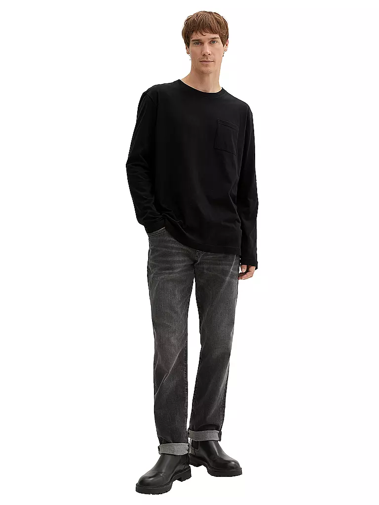TOM TAILOR | Langarmshirt | Noir