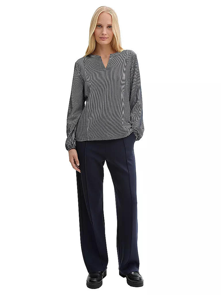 TOM TAILOR | Langarmshirt | dunkelblau