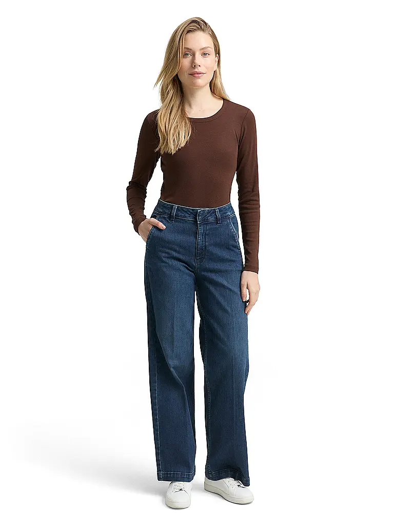 TOM TAILOR | Langarmshirt | Marron