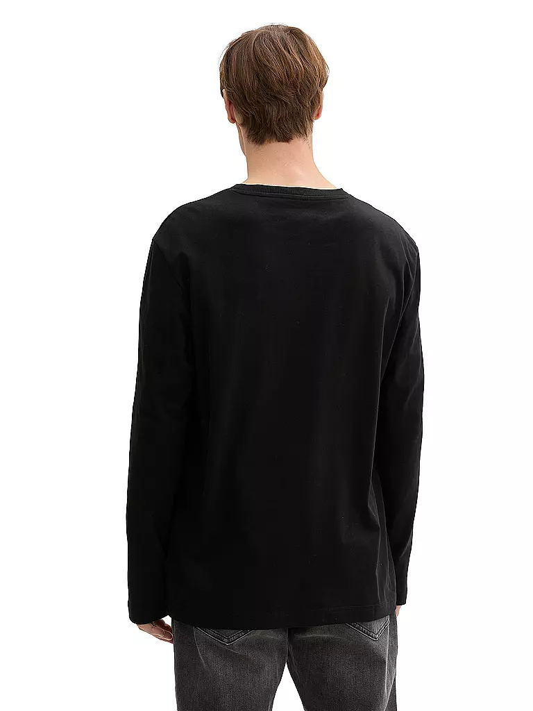 TOM TAILOR | Langarmshirt | Noir