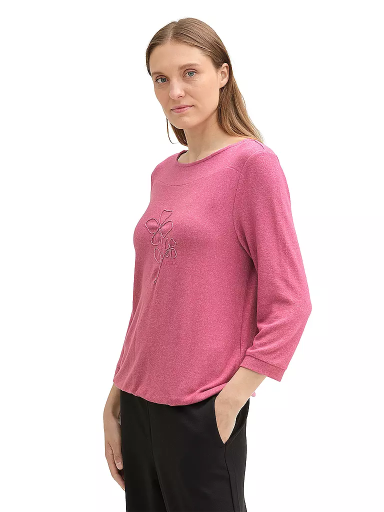 TOM TAILOR | Langarmshirt | Rose vif