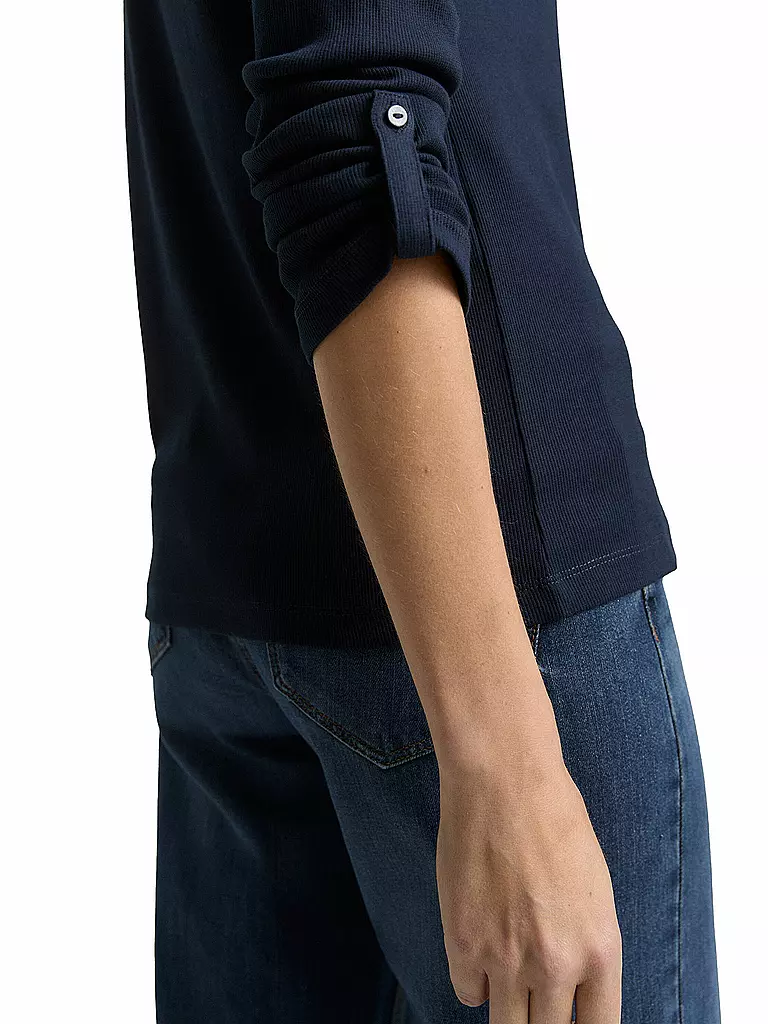 TOM TAILOR | Langarmshirt | dunkelblau