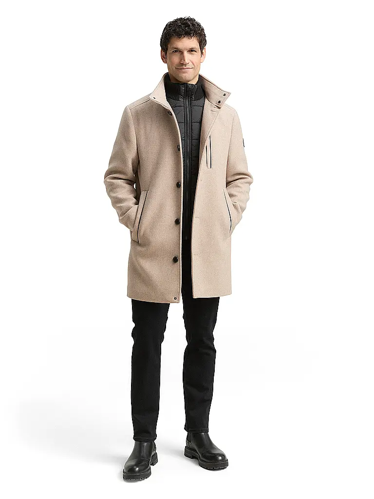 TOM TAILOR | Manteau 2-en-1 | beige