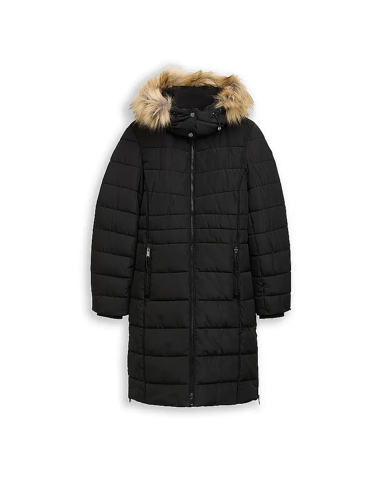 TOM TAILOR | Manteau matelassé | Noir