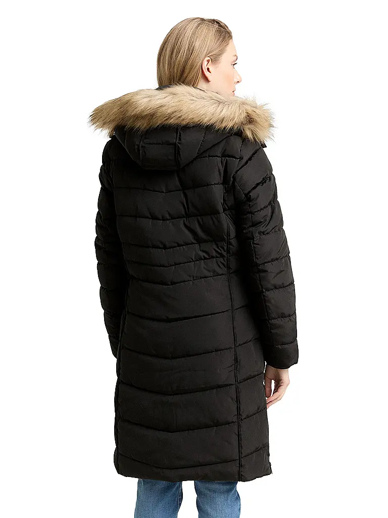 TOM TAILOR | Manteau matelassé | Noir