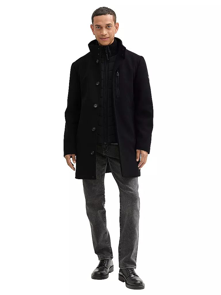 TOM TAILOR | Manteau | Noir