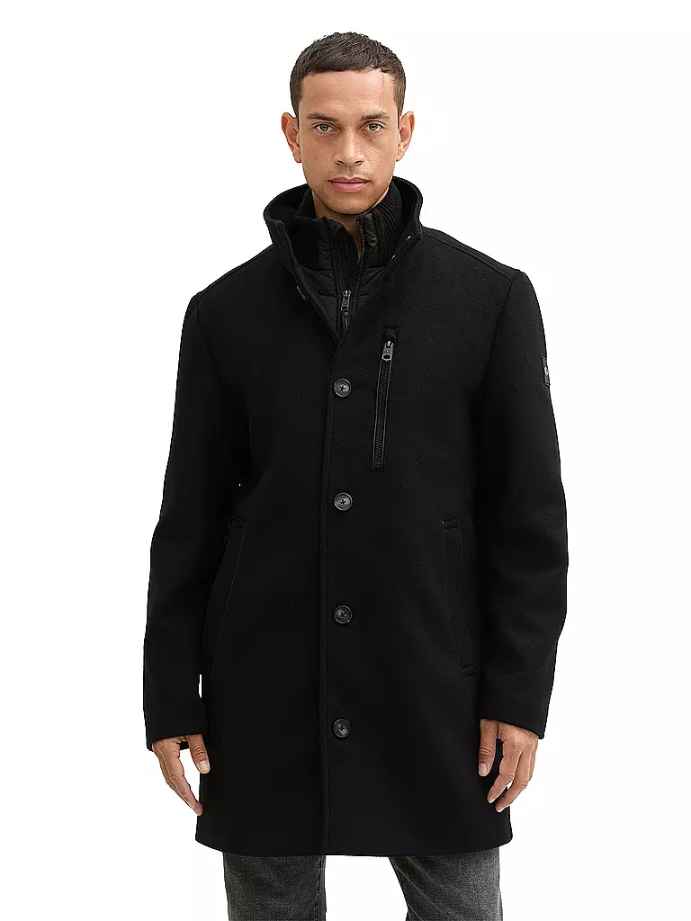 TOM TAILOR | Manteau | Noir