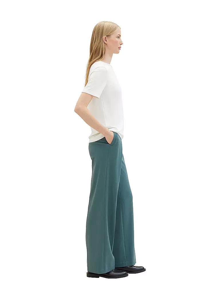 TOM TAILOR | Marlenehose | Vert