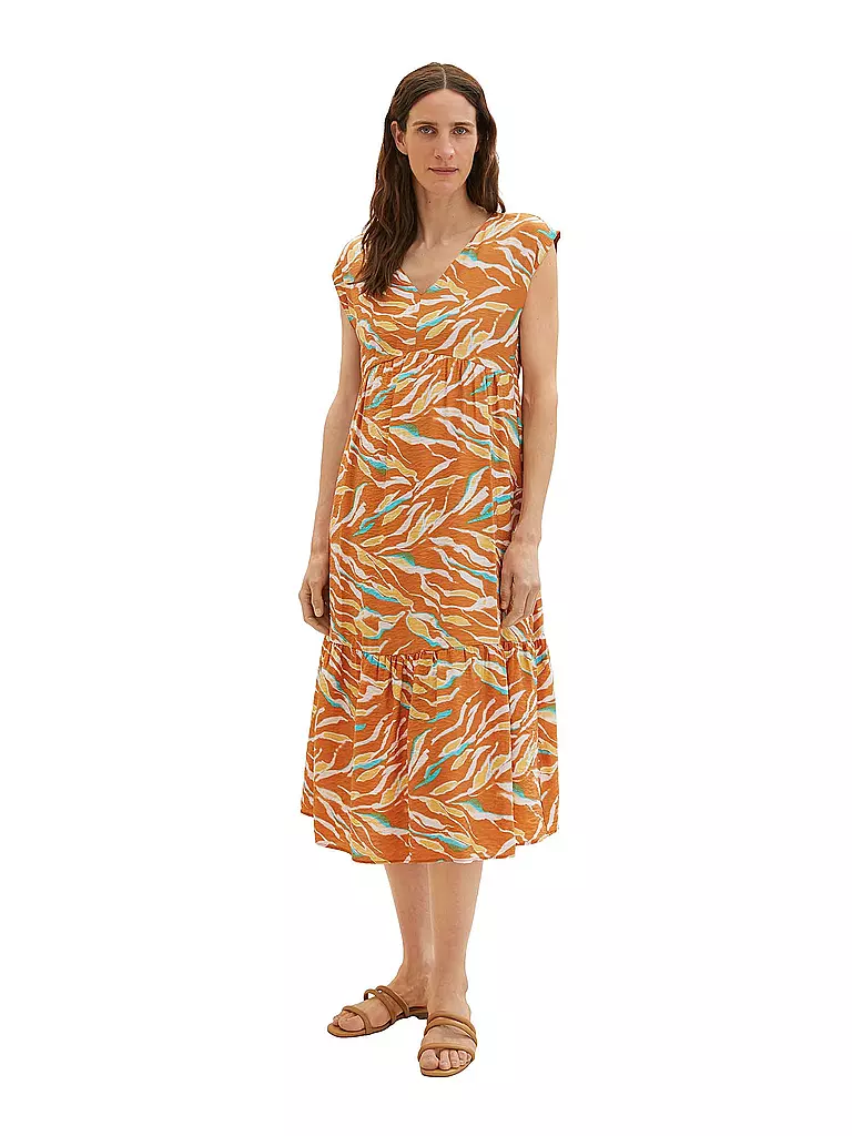 TOM TAILOR | Midikleid  | Marron