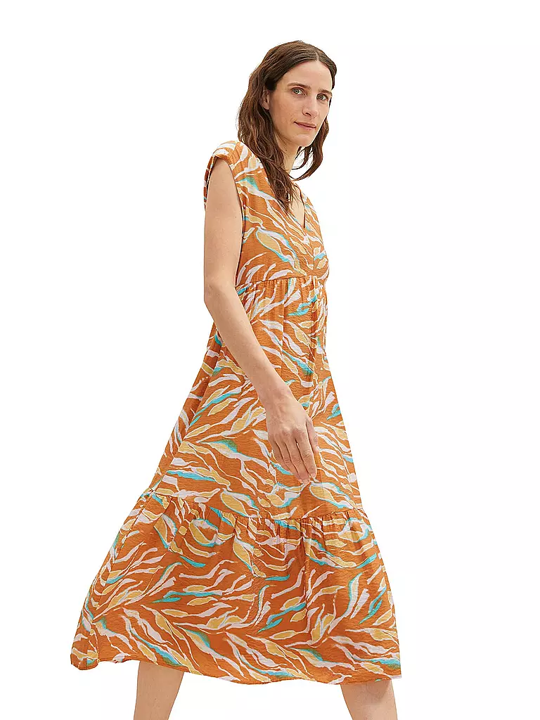 TOM TAILOR | Midikleid  | Marron