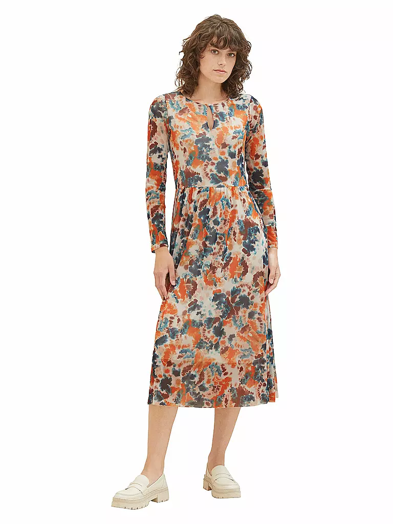TOM TAILOR | Midikleid | Orange