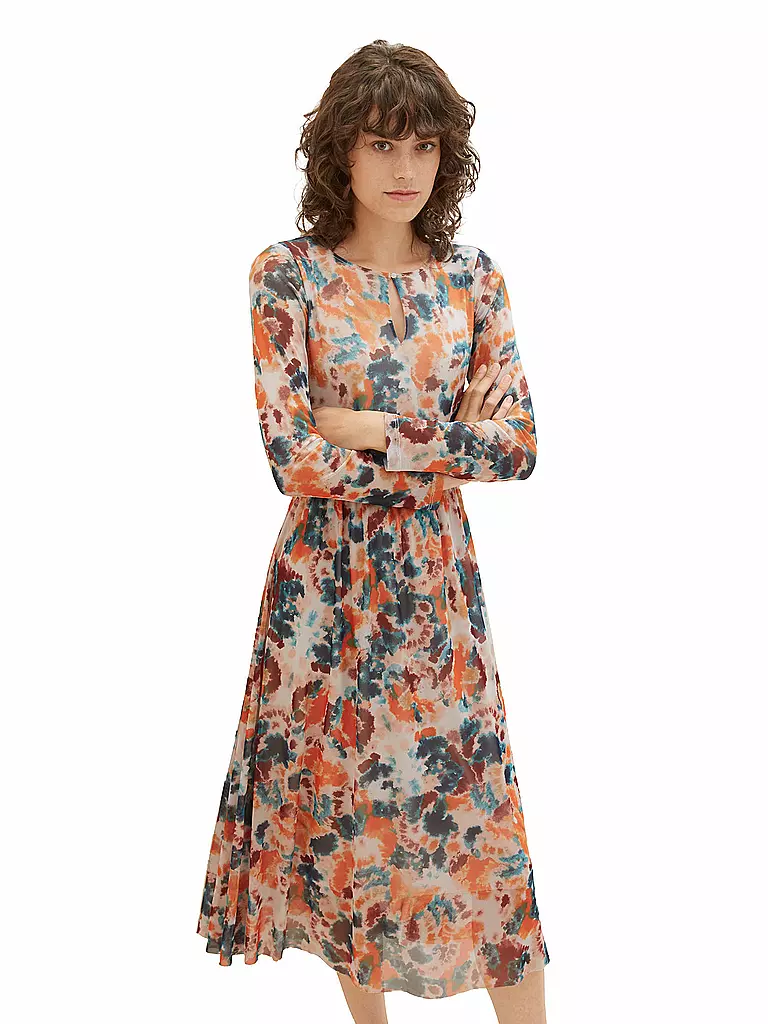 TOM TAILOR | Midikleid | Orange