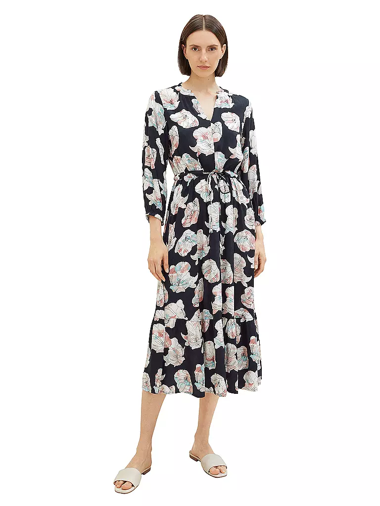 TOM TAILOR | Midikleid | Noir