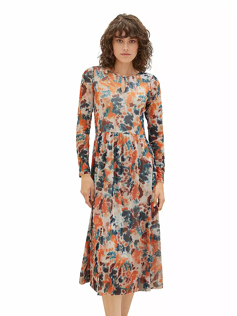 TOM TAILOR | Midikleid | Orange
