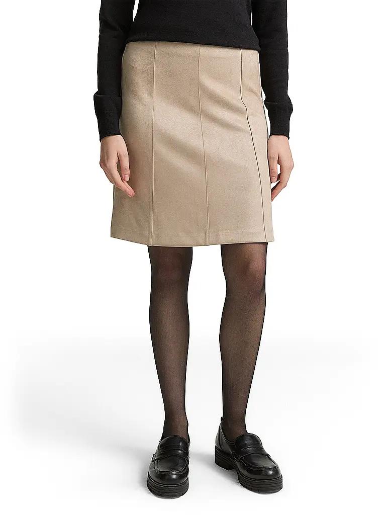 TOM TAILOR | Mini-jupe aspect cuir | 