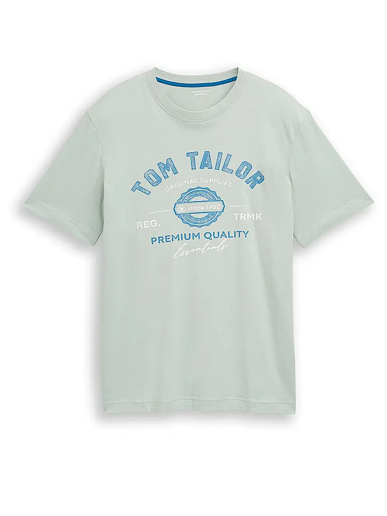 TOM TAILOR | Nom du produit: T-shirt
Marque: TOM TAILOR
Couleur: vert
Catégories: Mode, Homme

Longueur des manches: Manches courtes
Encolure: Col rond
Matière: Jersey, Coton
Motif: Logo
Coupe (vêtements): Regular | Vert