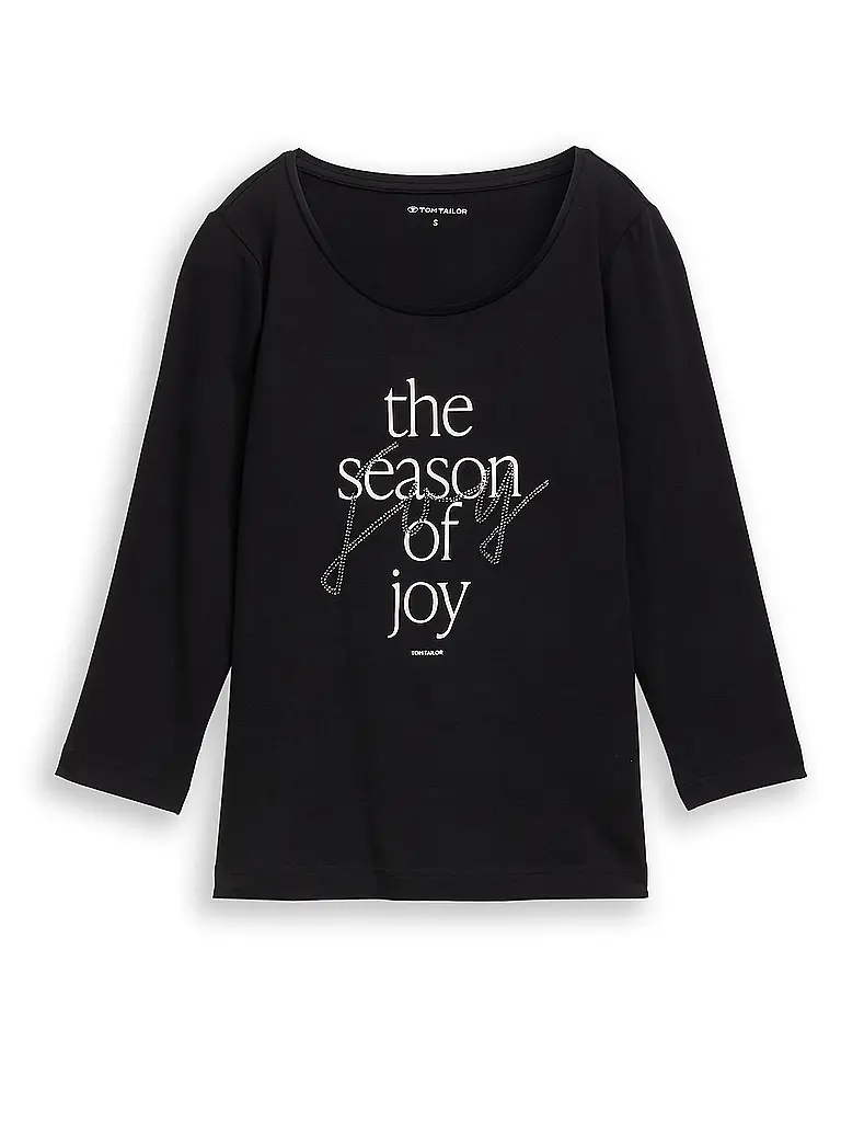 TOM TAILOR | Nom du produit: T-Shirt | Noir
