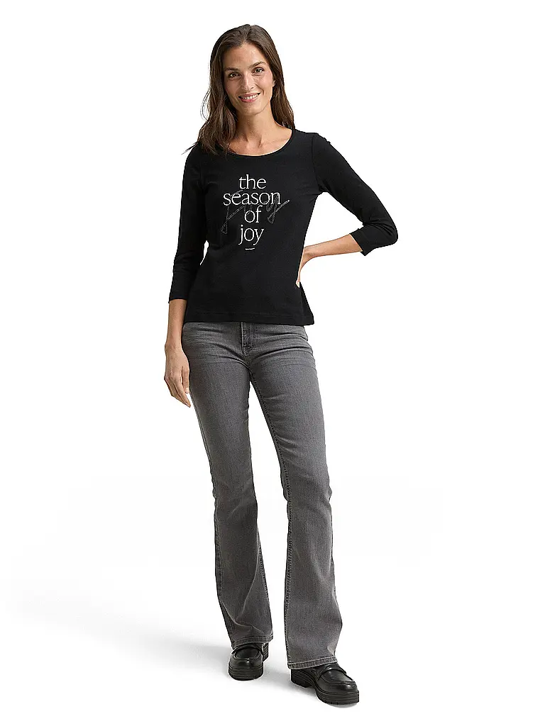 TOM TAILOR | Nom du produit: T-Shirt | Noir