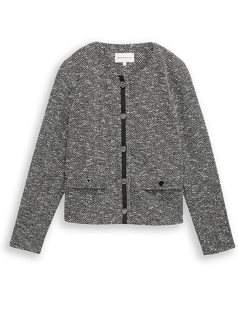 TOM TAILOR | Nom du produit: Veste courte | Noir