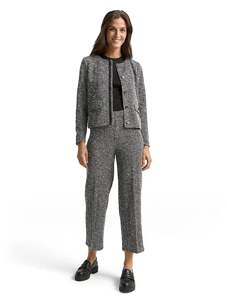 TOM TAILOR | Nom du produit: Veste courte | Noir