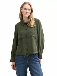 TOM TAILOR | Overshirt | Vert foncé