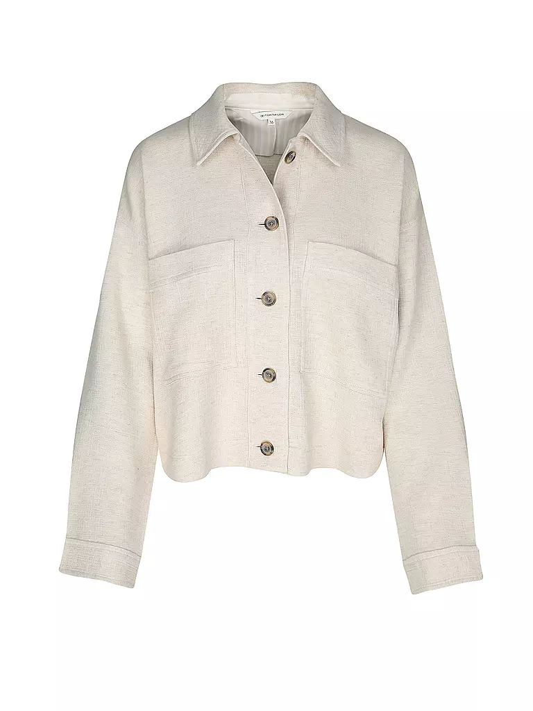 TOM TAILOR | Overshirt | creme