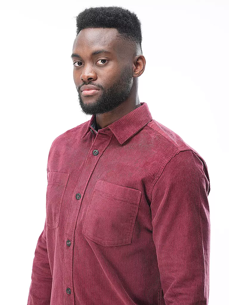 TOM TAILOR | Overshirt | Rouge foncé