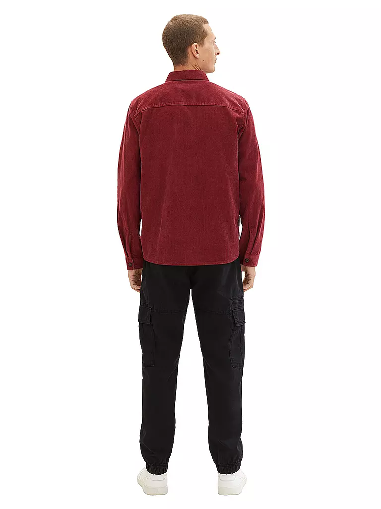 TOM TAILOR | Overshirt | Rouge foncé