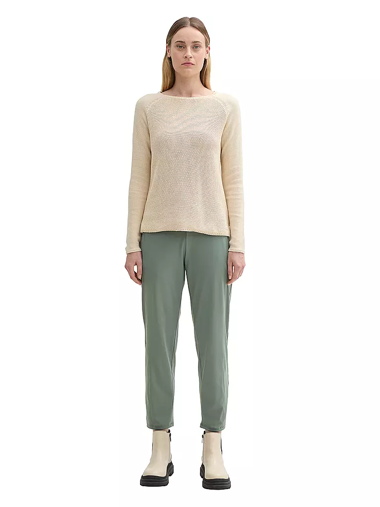 TOM TAILOR | Pantalon de jogging coupe décontractée | grün