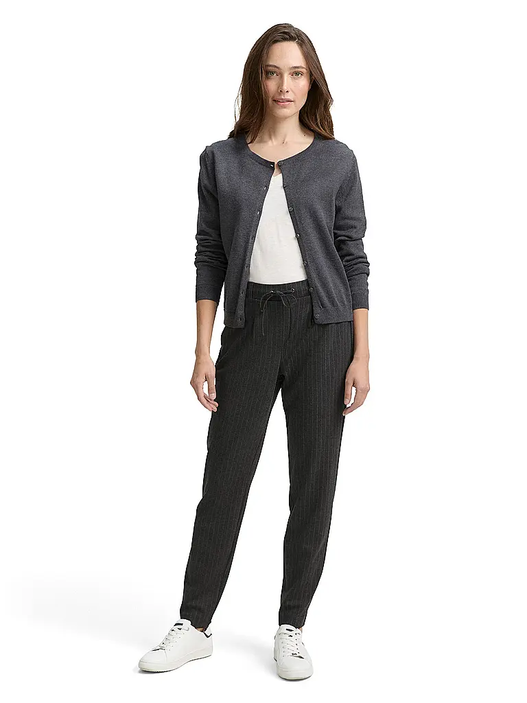 TOM TAILOR | Pantalon de jogging coupe décontractée | grau